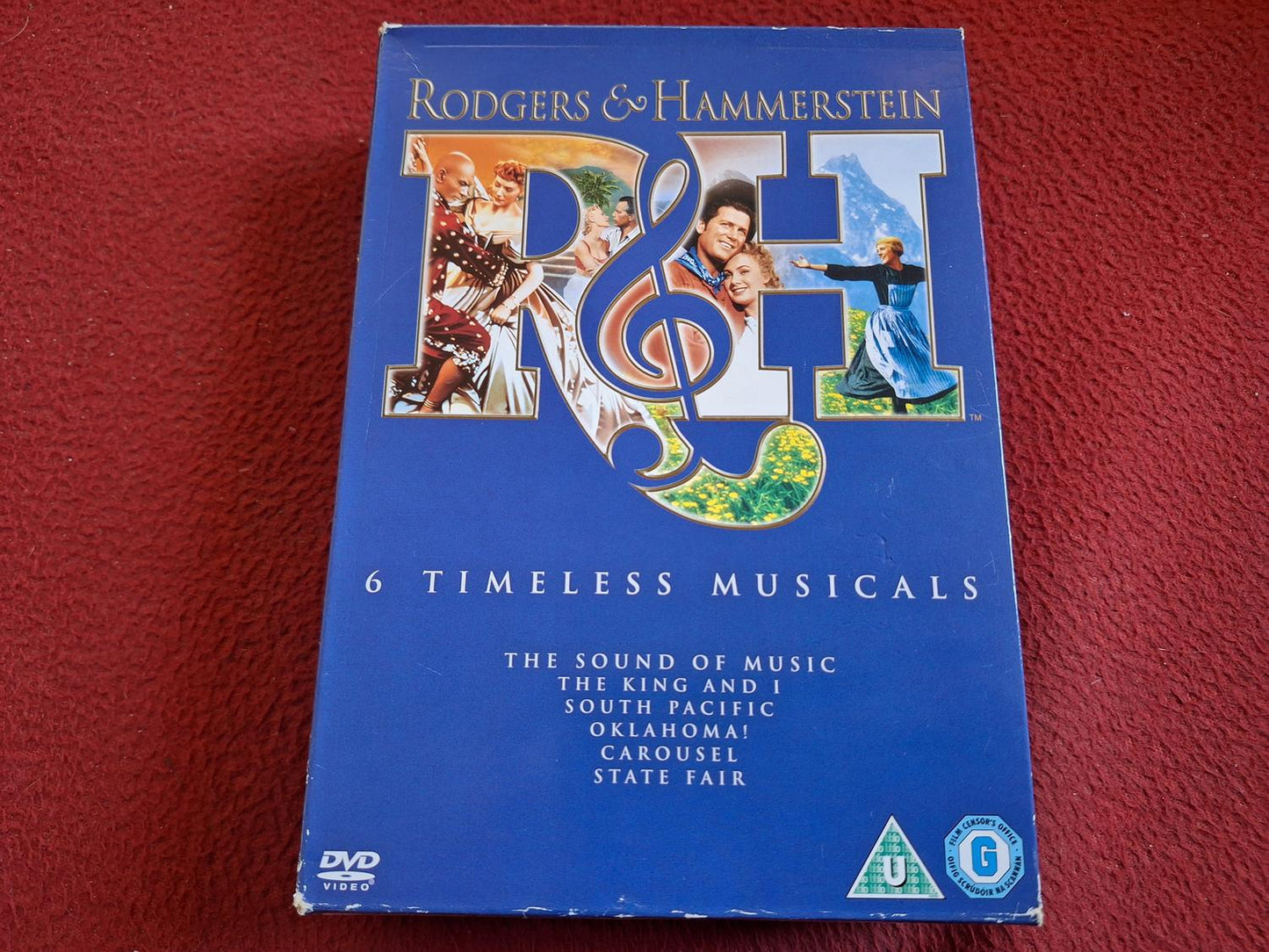 RODGERS & HAMMERSTEIN 6 TIMELESS MUSICALS SOUND OF MUSIC mfl BOX DVD