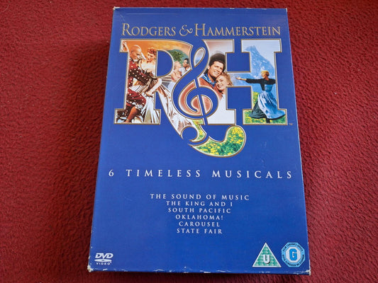 RODGERS & HAMMERSTEIN 6 TIMELESS MUSICALS SOUND OF MUSIC mfl BOX DVD