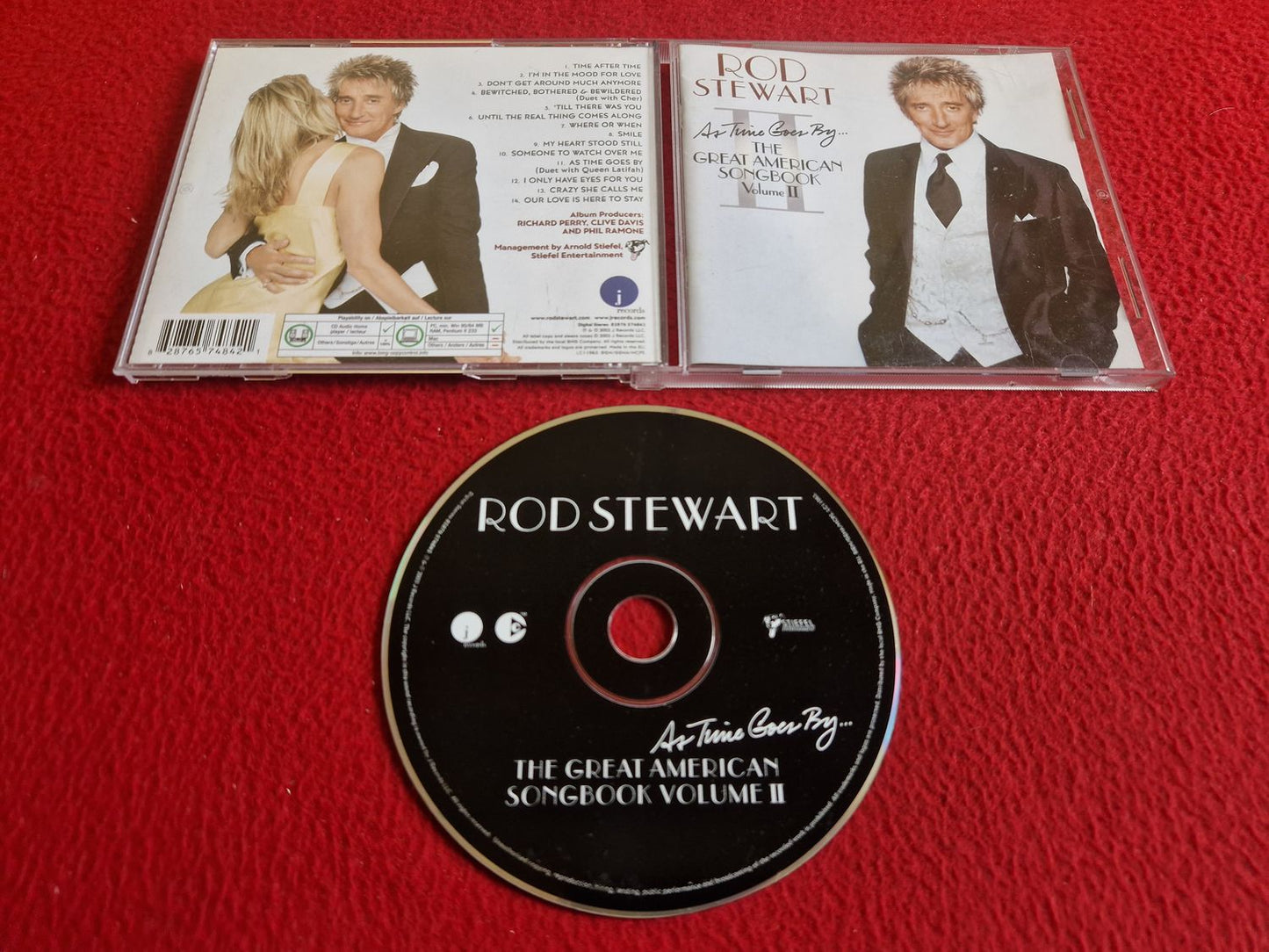 ROD STEWART AS TIME GOES BY THE GREAT AMERICAN SONGBOOK VOLUME II CD