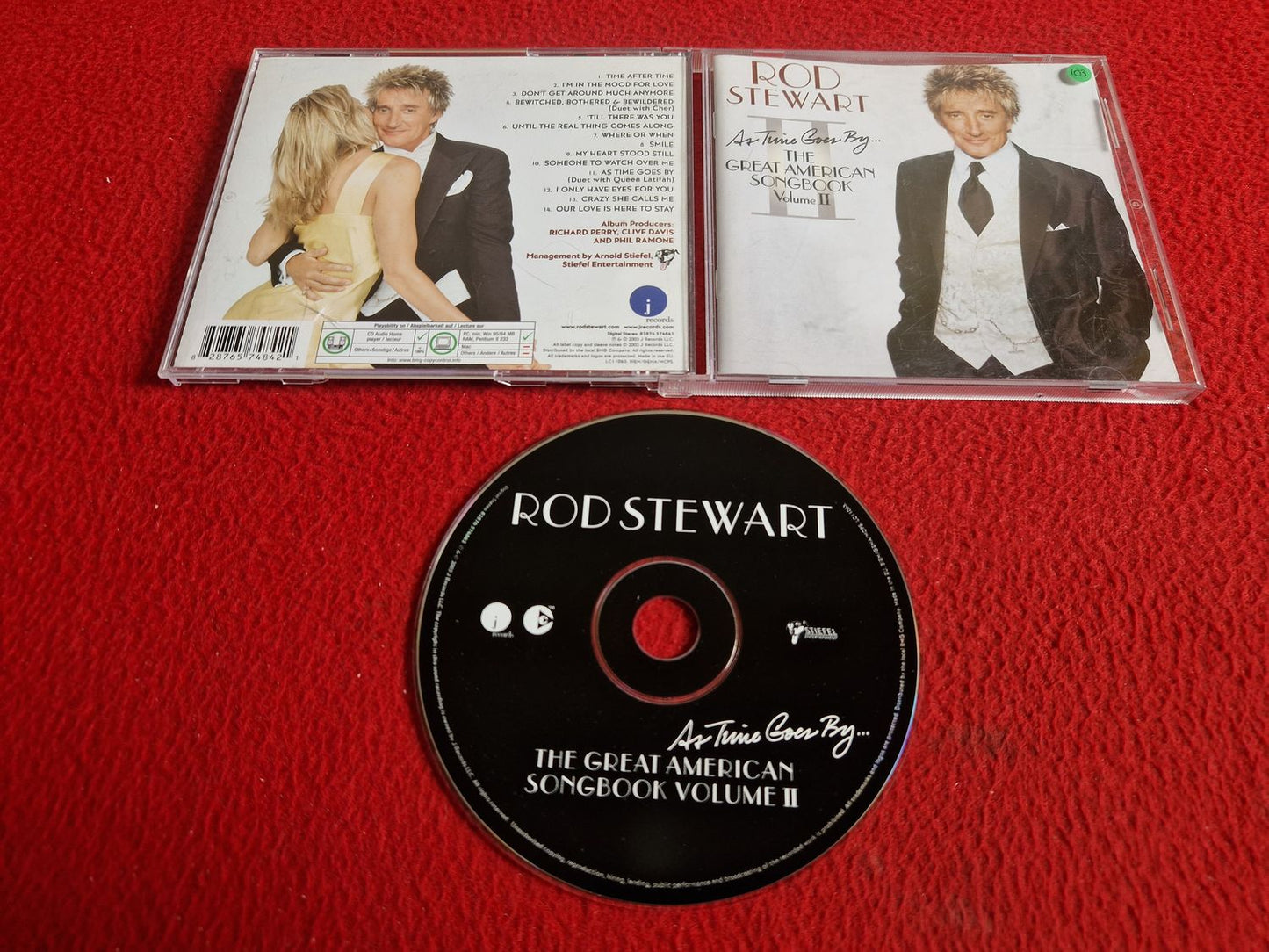 ROD STEWART AS TIME GOES BY... THE GREAT AMERICAN SONGBOOK VOLUME II CD