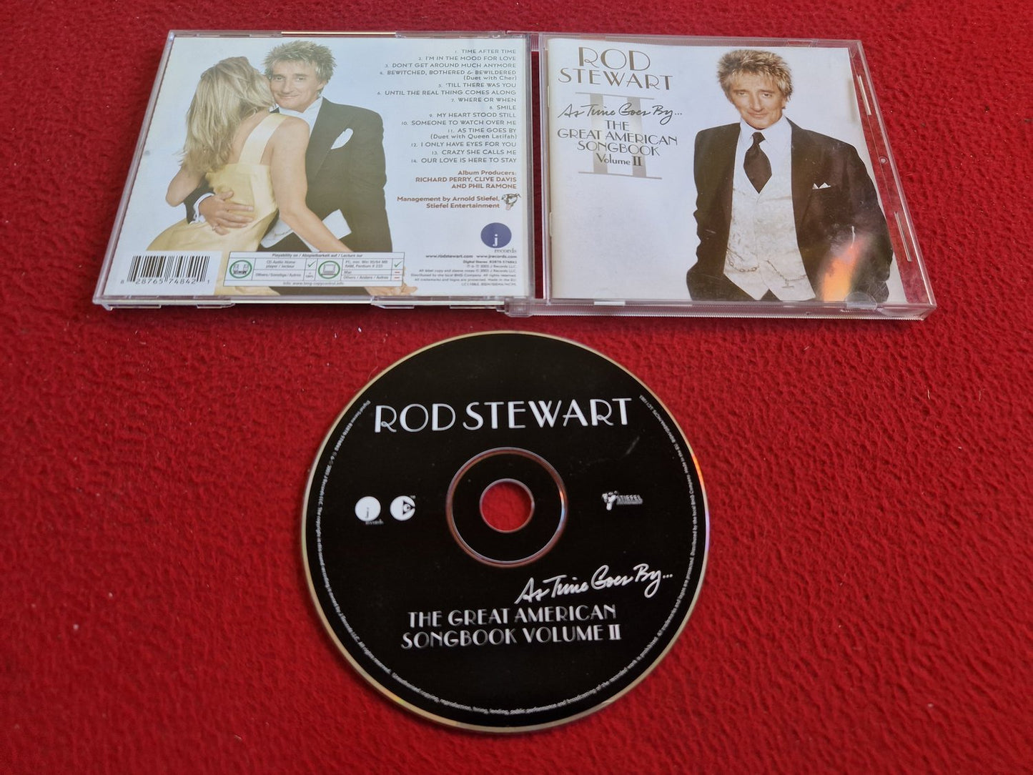 ROD STEWART AS TIME GOES BY THE GREAT AMERICAN SONGBOOK VOLUME II CD