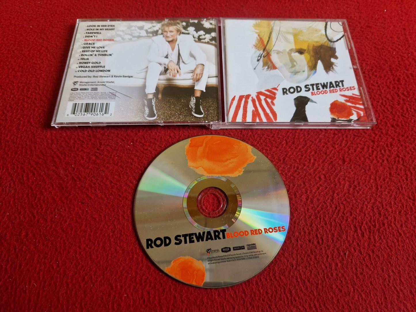 ROD STEWART BLOOD RED ROSES CD