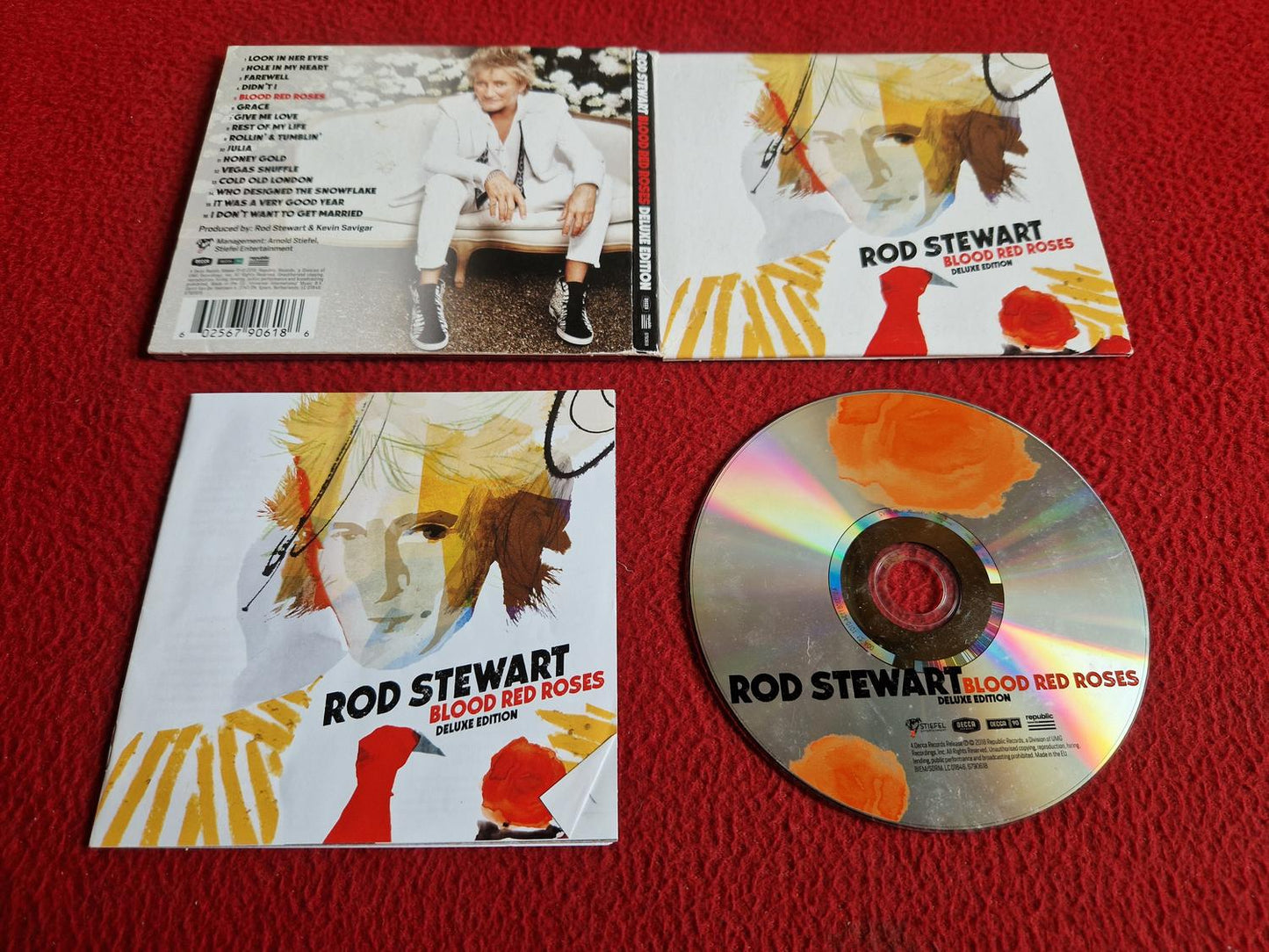 ROD STEWART BLOOD RED ROSES DELUXE EDITION CD