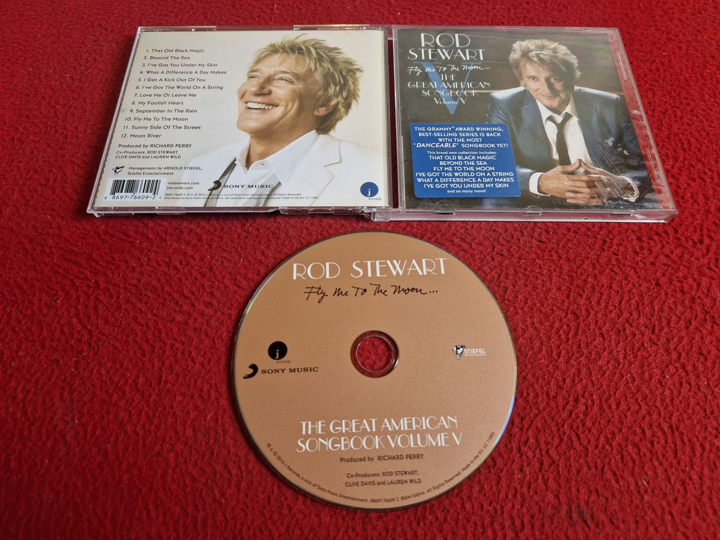 ROD STEWART FLY ME TO THE MOON THE GREAT AMERICAN SONGBOOK VOL V CD