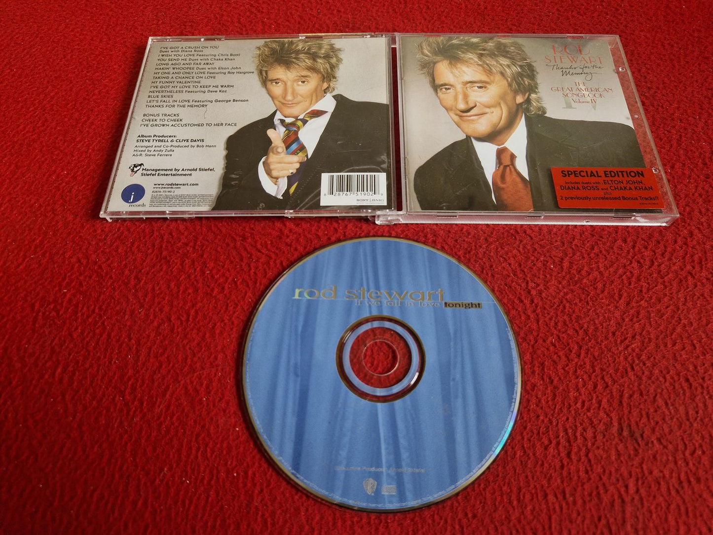 ROD STEWART IF WE FALL IN LOVE TONIGHT CD