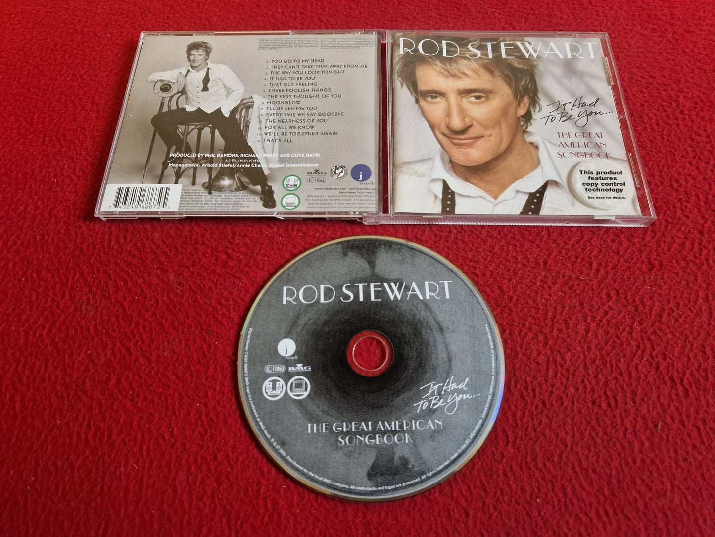 ROD STEWART IT HAD TO BE YOU THE GREAT AMERICAN SONGBOOK CD