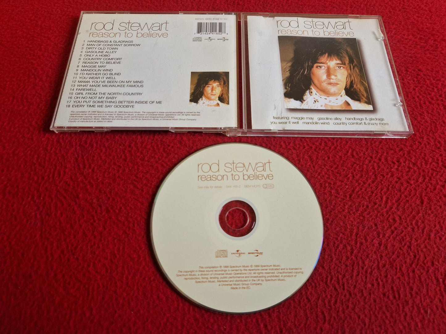 ROD STEWART REASON TO BELIEVE CD
