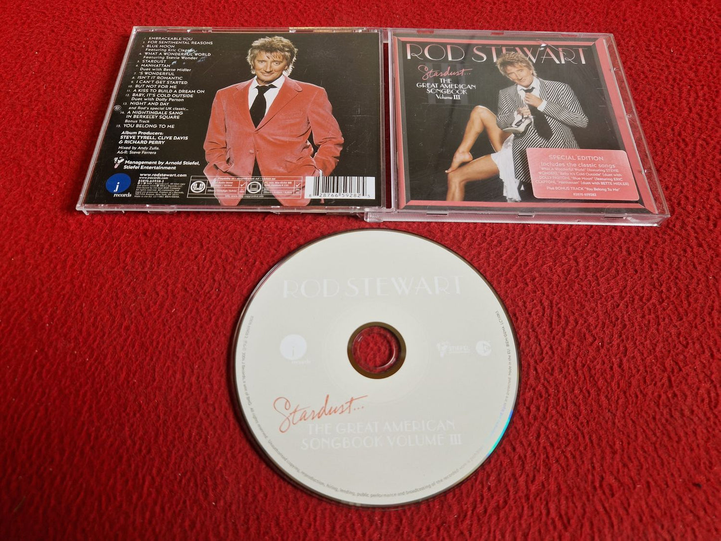 ROD STEWART STARDUST... THE GREAT AMERICAN SONGBOK VOL III CD