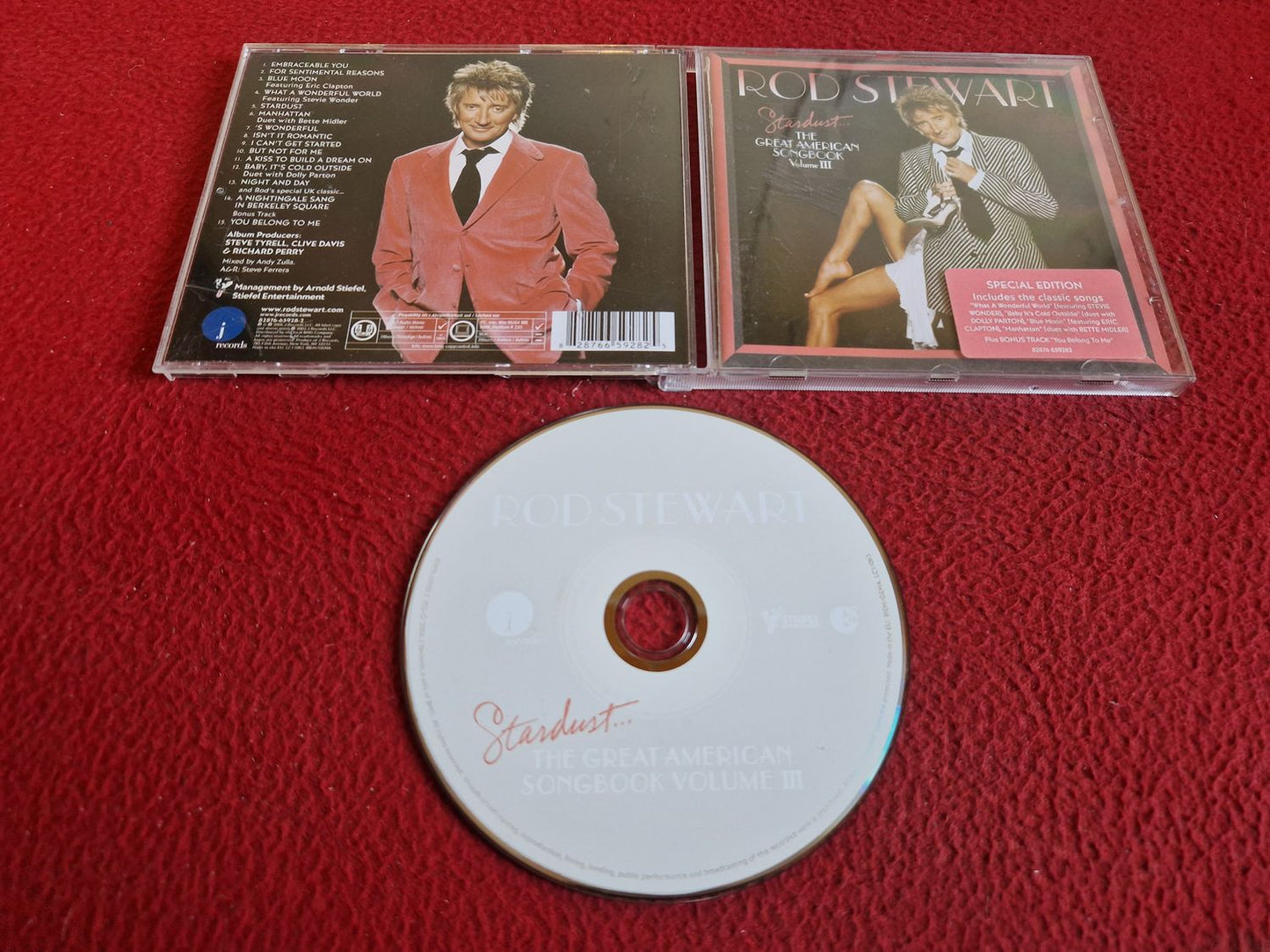 ROD STEWART STARDUST... THE GREAT AMERICAN SONGBOOK VOL 3 CD