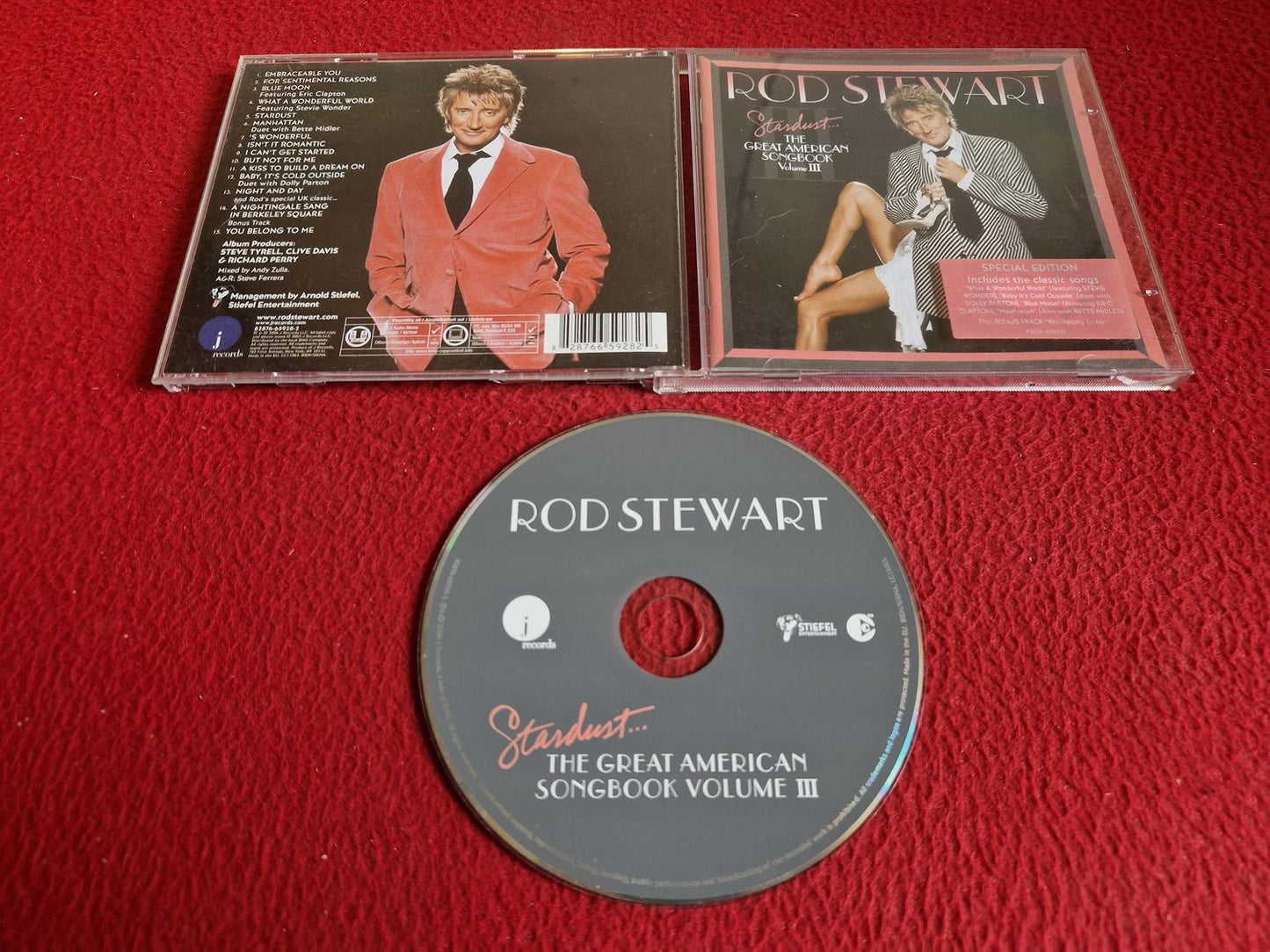 ROD STEWART STARDUST... THE GREAT AMERICAN SONGBOOK VOLUME III CD