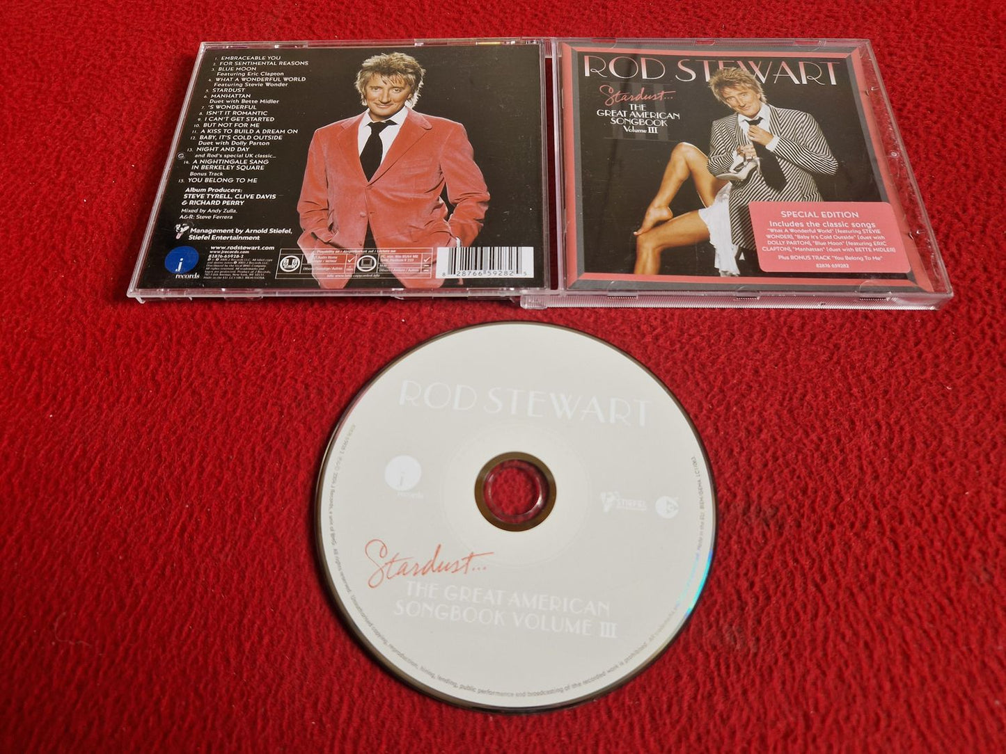 ROD STEWART STARDUST... THE GREAT AMERICAN SONGBOOK VOLUME III CD