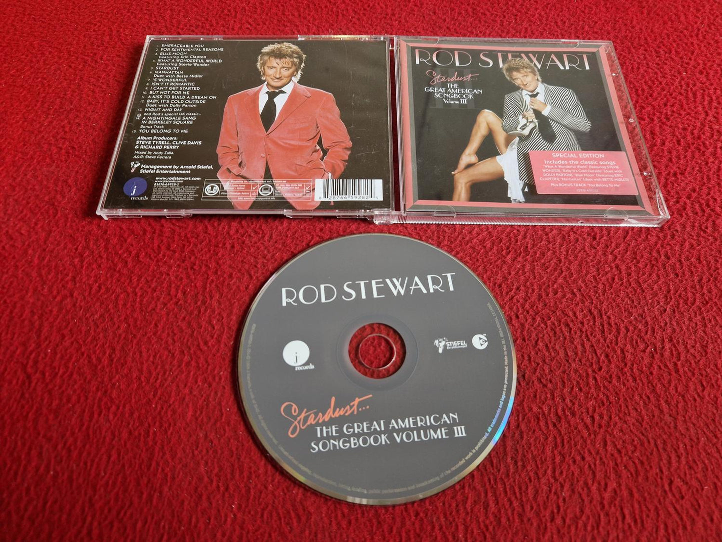 ROD STEWART STARDUST... THE GREAT AMERICAN SONGBOOK VOLUME III CD