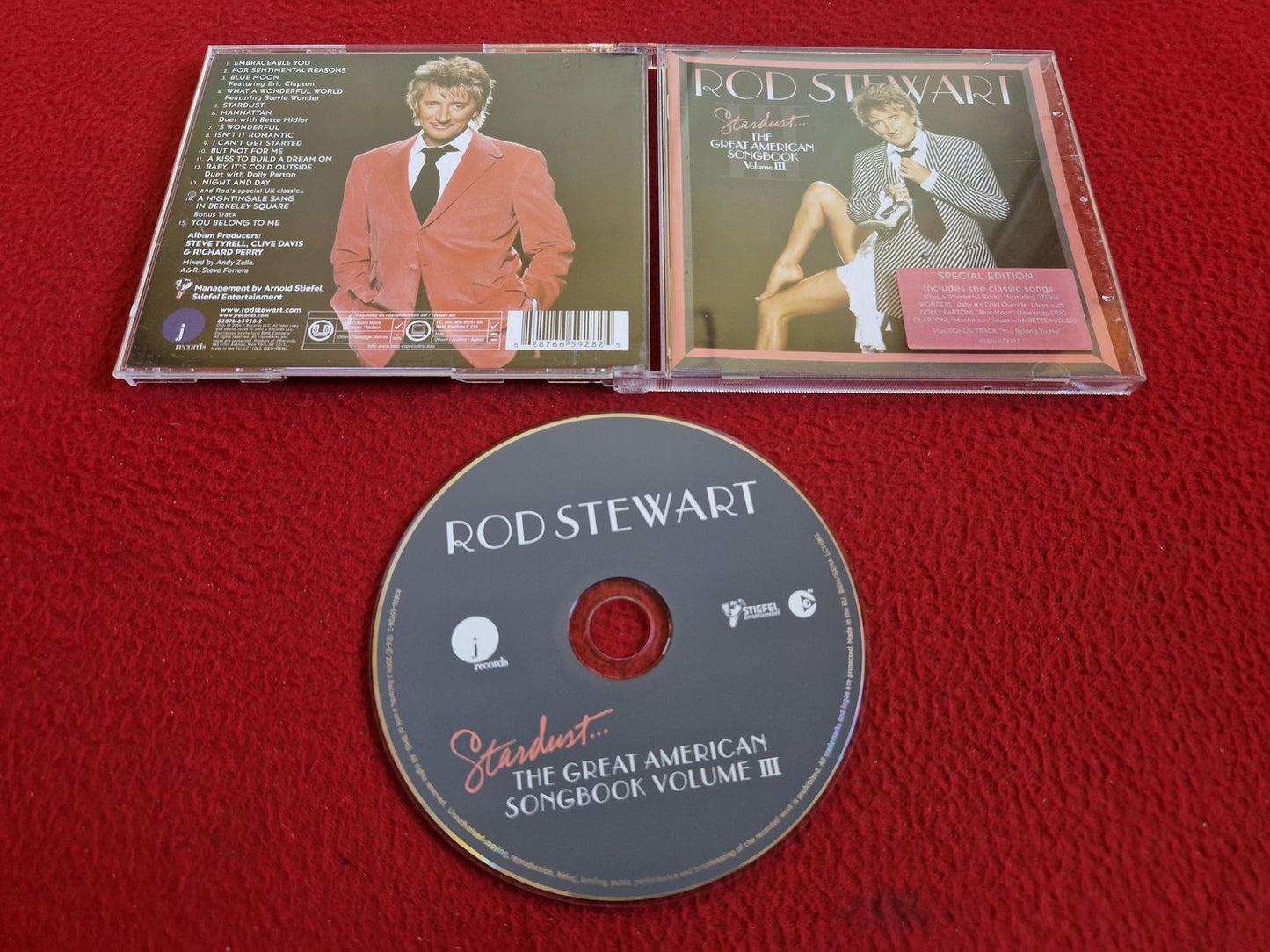 ROD STEWART STARDUST THE GREAT AMERICAN SONGBOOK VOLUME III CD