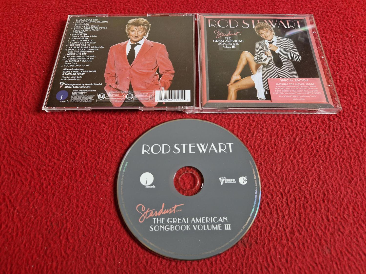 ROD STEWART STARDUST... THE GREAT AMERICAN SONGBOOK VOLUME III CD
