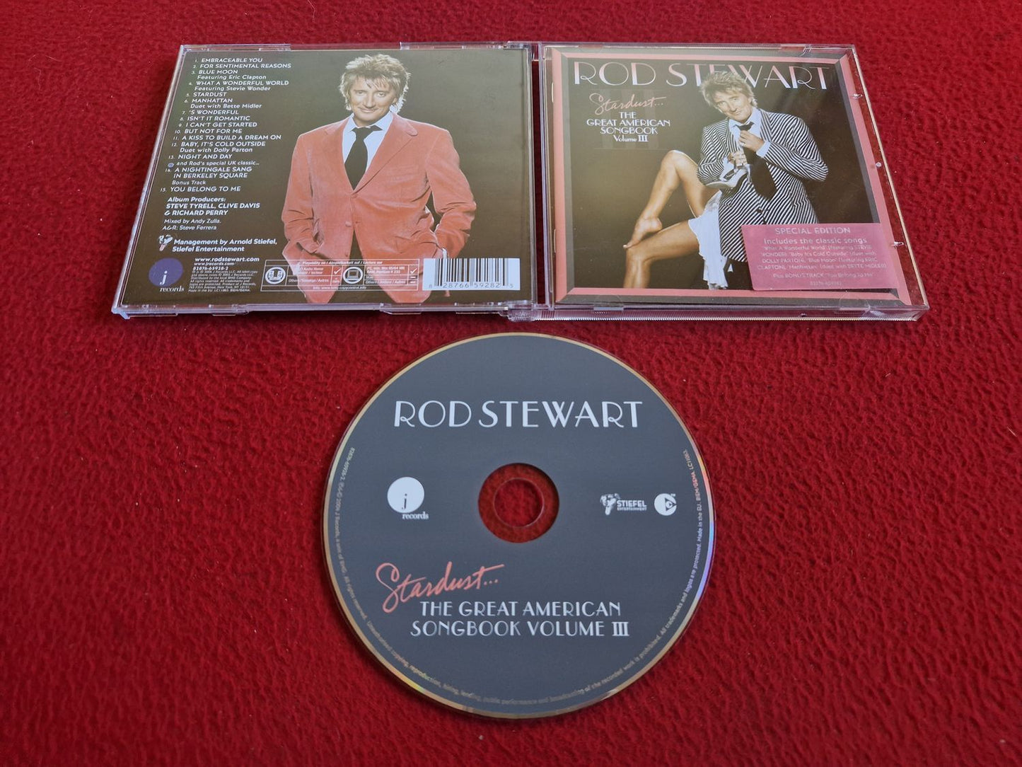 ROD STEWART STARDUST THE GREAT AMERICAN SONGBOOK VOLUME III CD