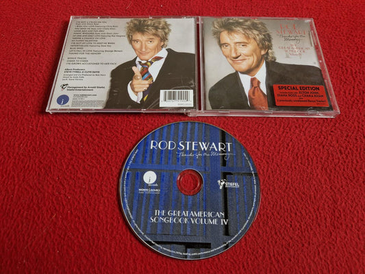 ROD STEWART THANKS FOR THE MEMORY THE GREAT AMERICAN SONGBOOK VOL IV CD