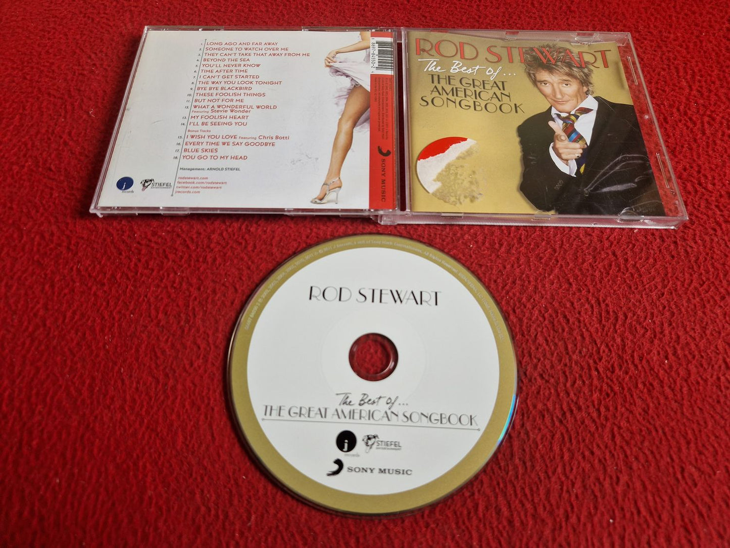 ROD STEWART THE BEST OF THE GREAT AMERICAN SONGBOOK CD