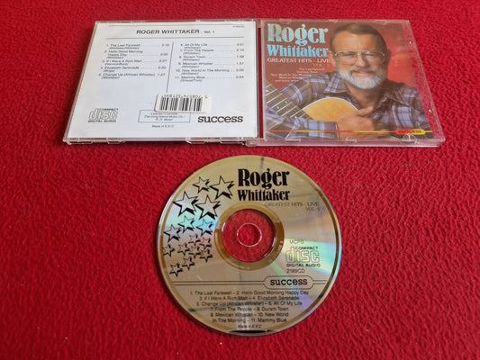 ROGER WHITTAKER GREATEST HITS LIVE VOL 1 CD
