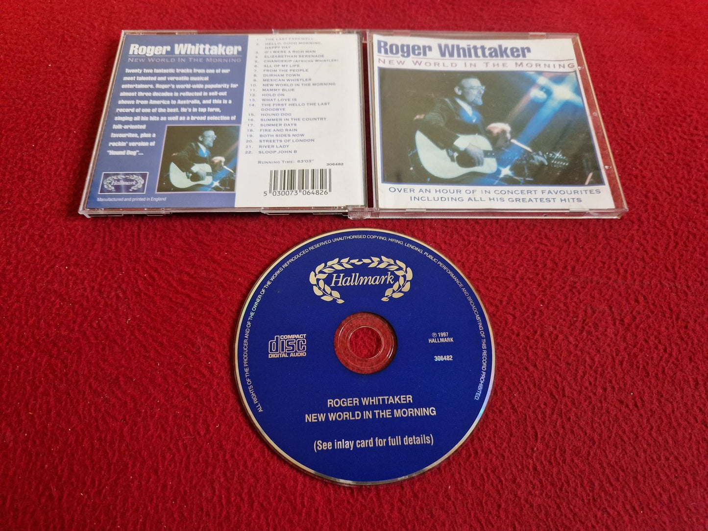 ROGER WHITTAKER NEW WORLD IN THE MORNING CD