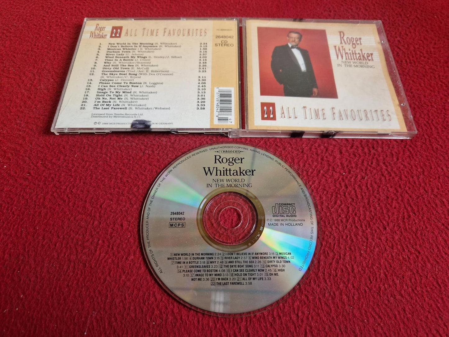 ROGER WHITTAKER NEW WORLD IN THE MORNING CD