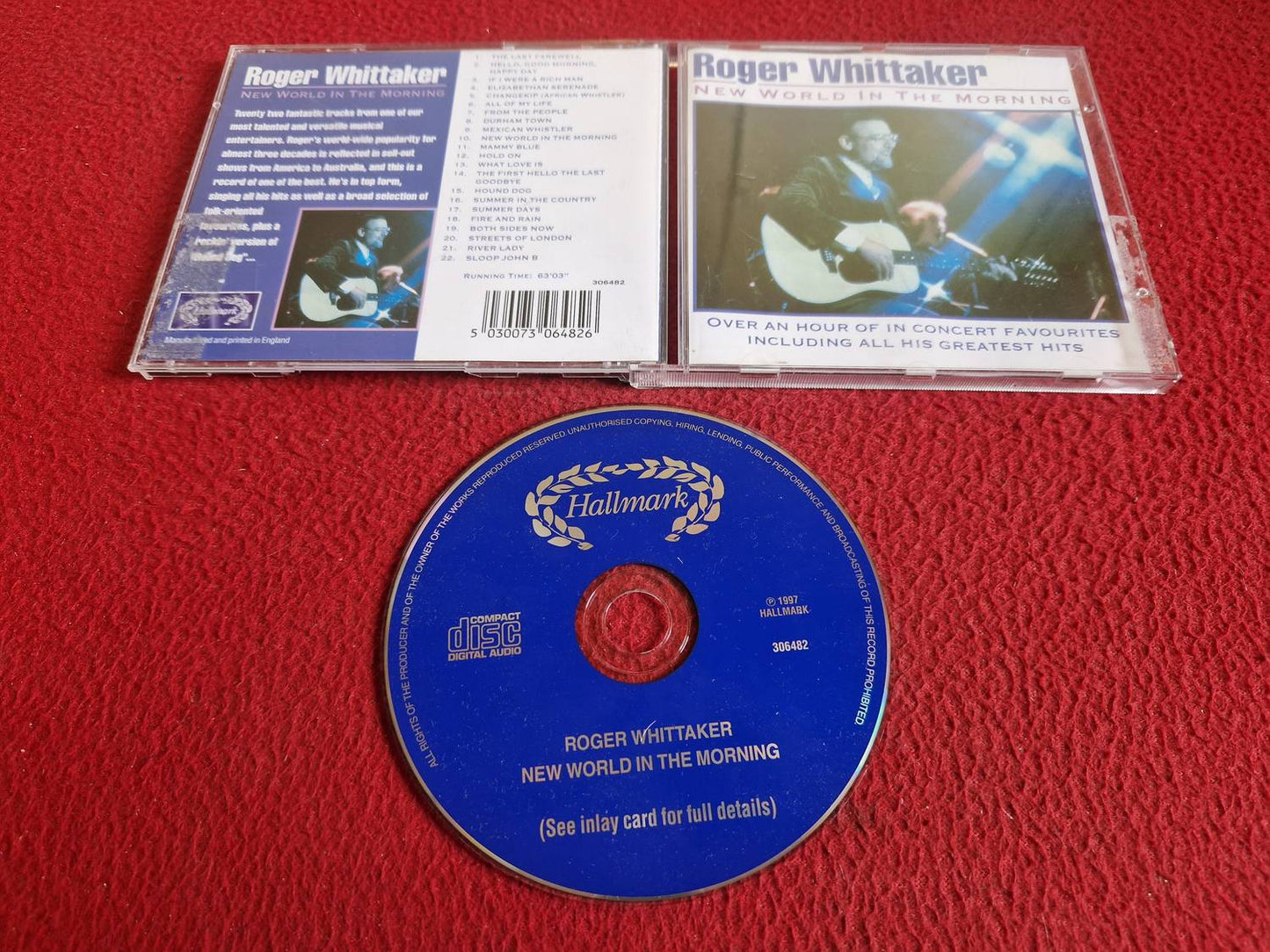 ROGER WHITTAKER NEW WORLD IN THE MORNING CD