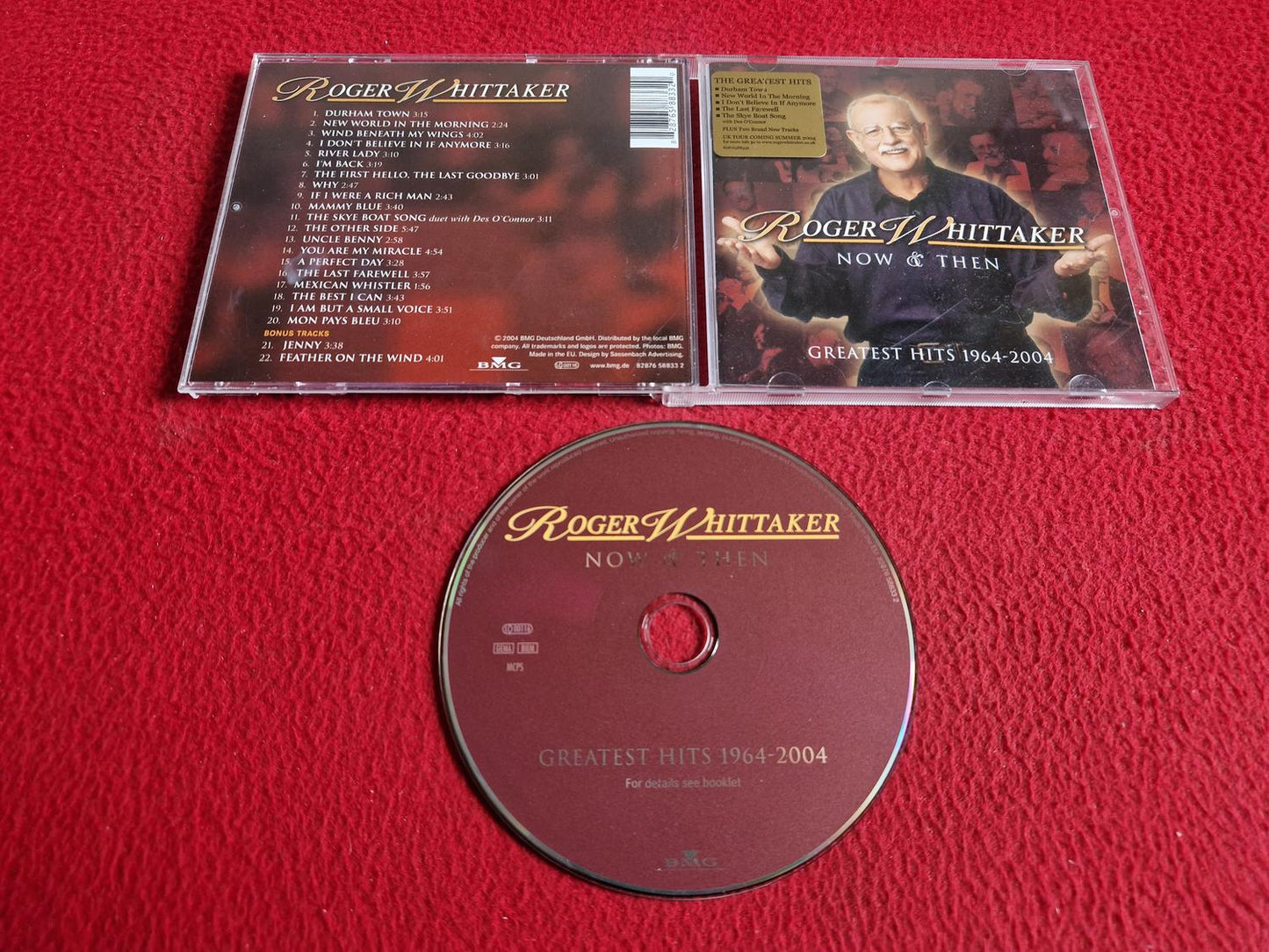 ROGER WHITTAKER NOW & THEN GREATEST HITS 1964 - 2004 CD