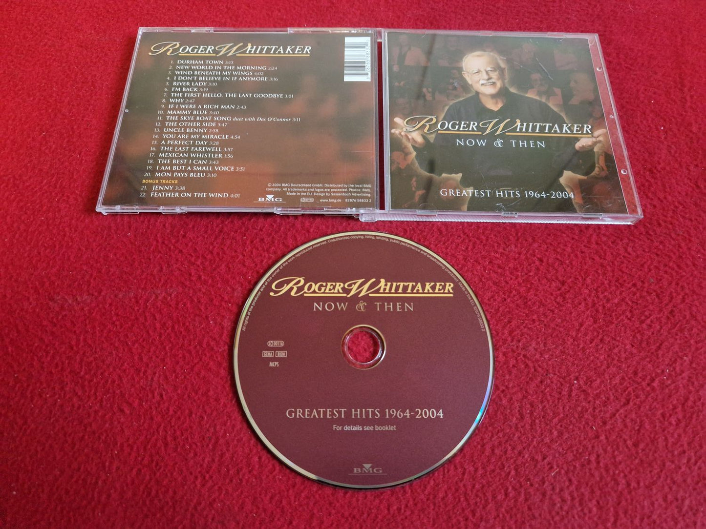 ROGER WHITTAKER NOW & THEN GREATEST HITS 1964-2004 CD