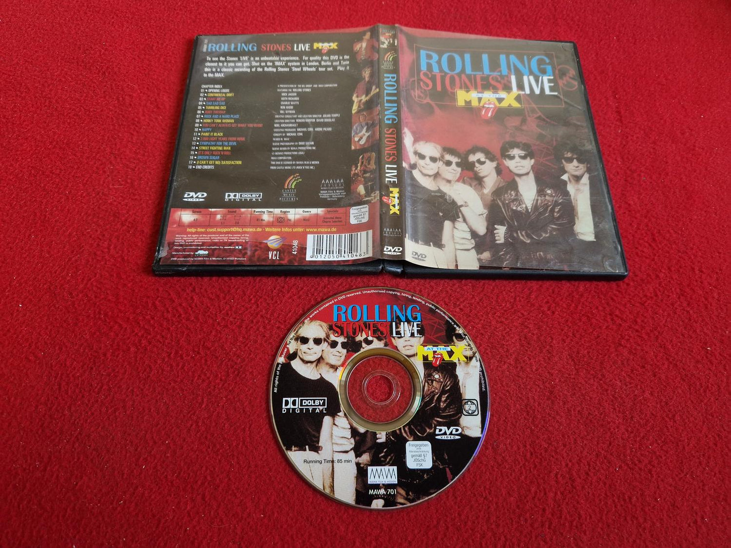 ROLLING STONES LIVE AT THE MAX till DVD