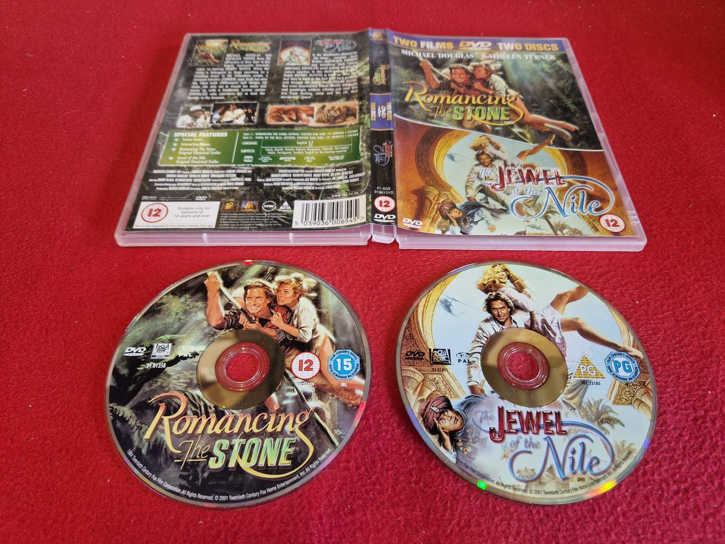 ROMANCE THE STONE / THE JEWEL OF THE NILE till DVD