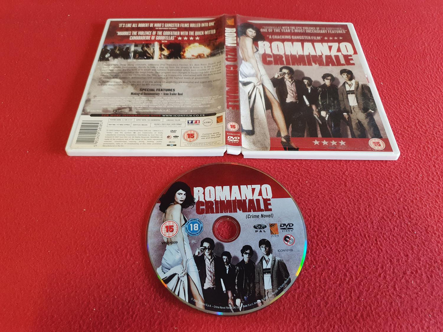 ROMANZO CRIMINALE till DVD
