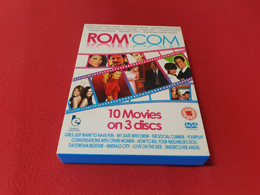 ROM COM 10 MOVIES FOURPLAY / EMERALD CITY / MY DATE WITH DREW mfl BOX till DVD