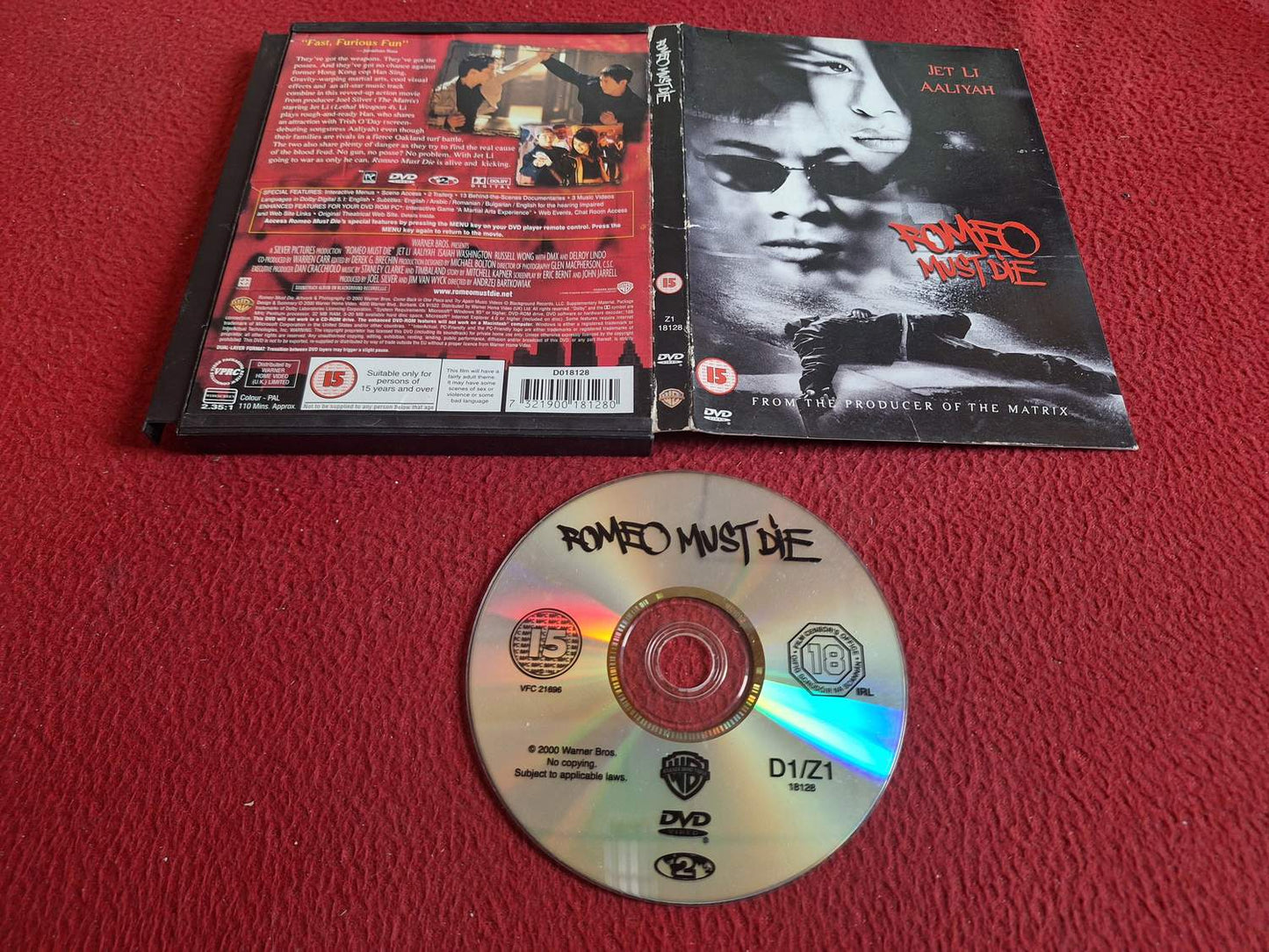 ROMEO MUST DIE [ SNAPCASE ] DVD