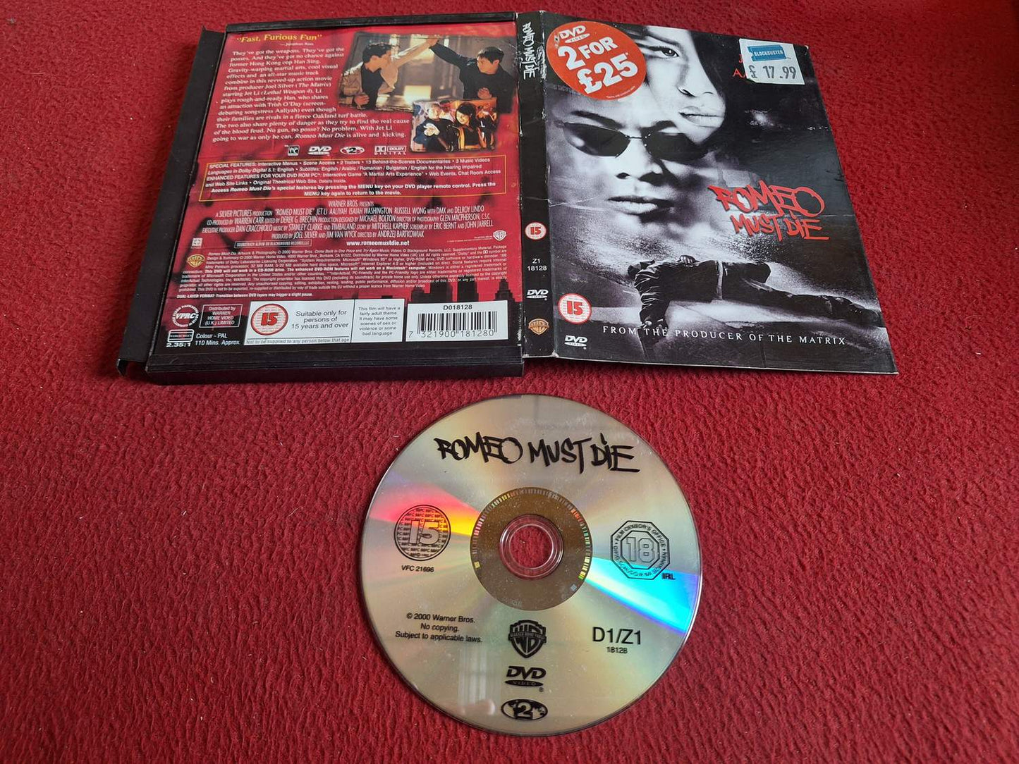 ROMEO MUST DIE [ SNAPCASE ] DVD