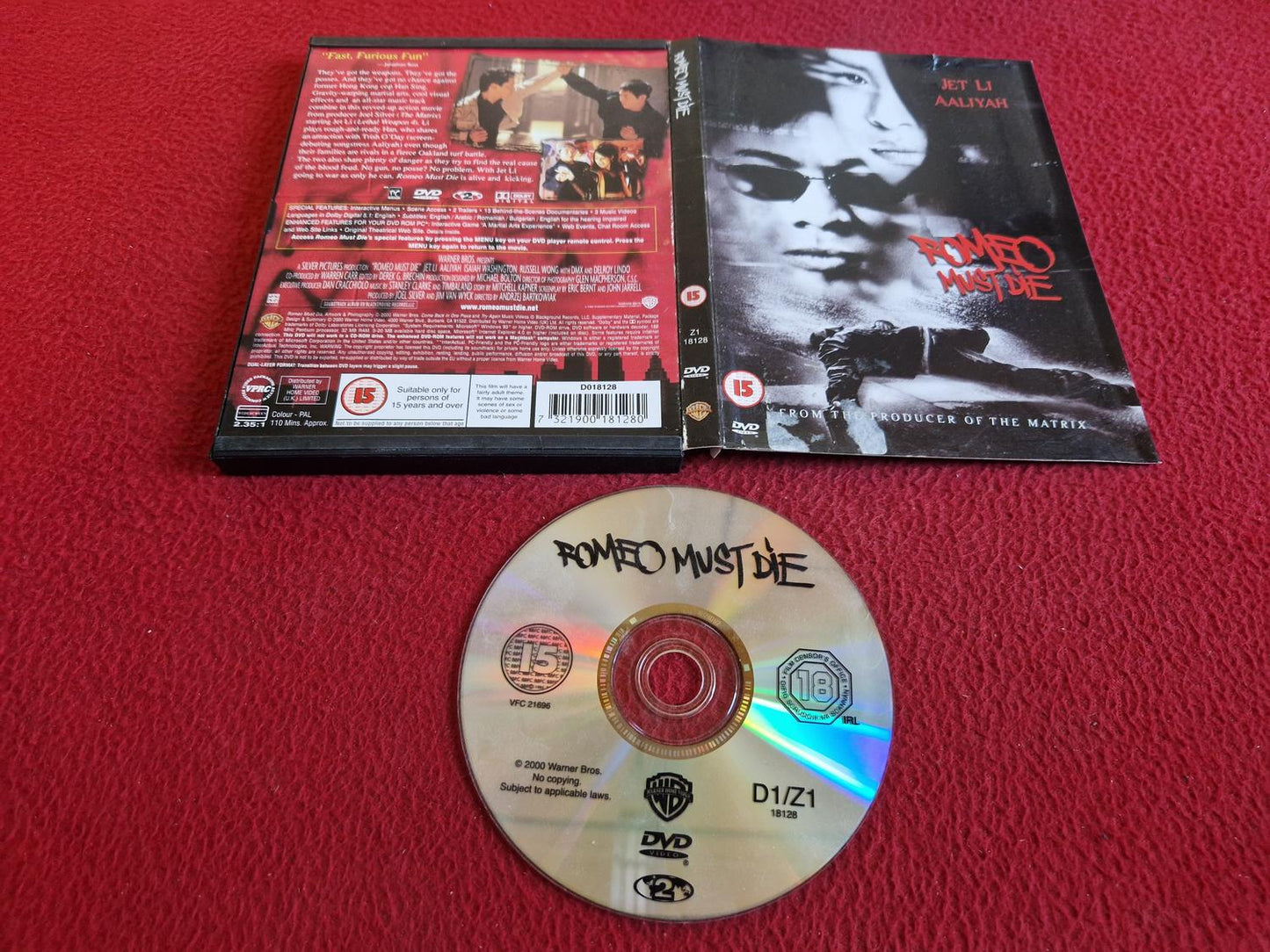 ROMEO MUST DIE [ SNAPCASE ] DVD
