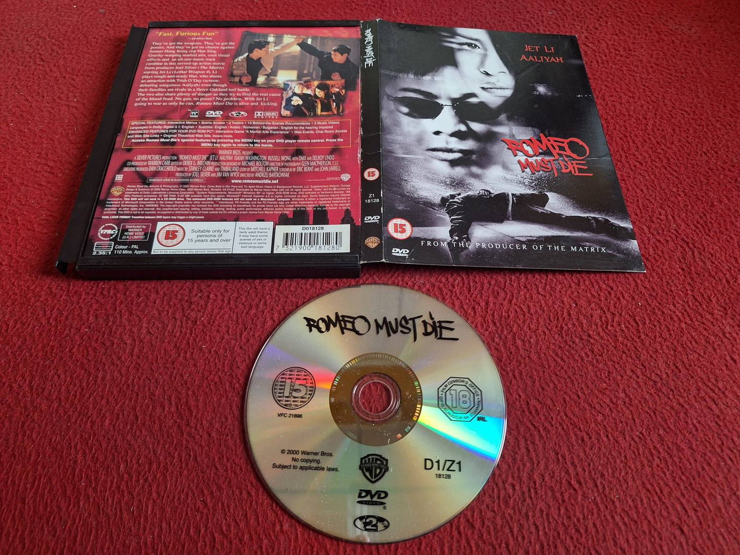 ROMEO MUST DIE [ SNAPCASE ] DVD