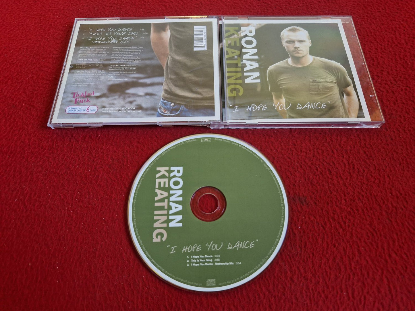 RONAN KEATING I HOPE YOU DANCE CD