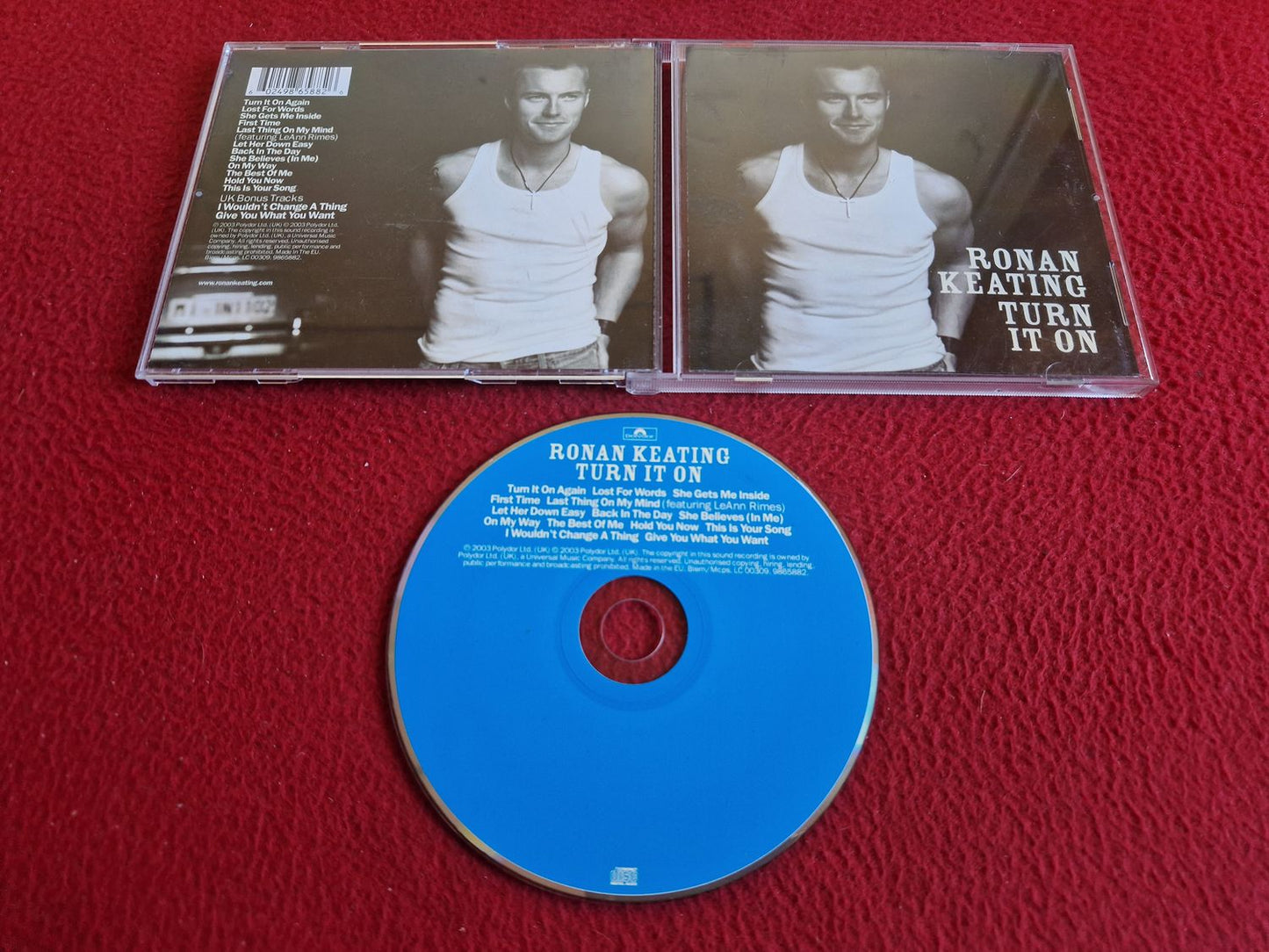 RONAN KEATING TURN IT ON CD