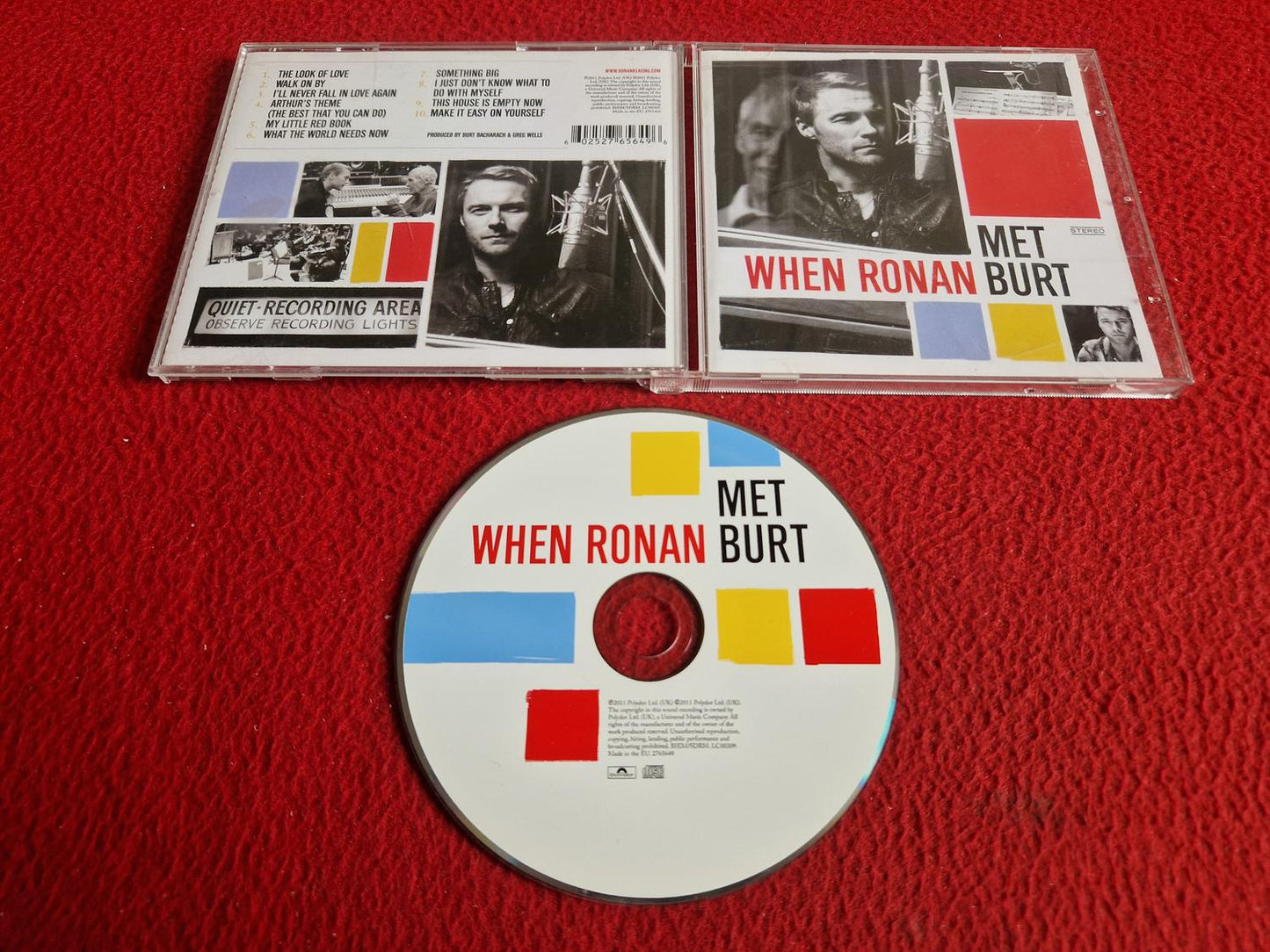 RONAN KEATING WHEN RONAN MET BURT CD