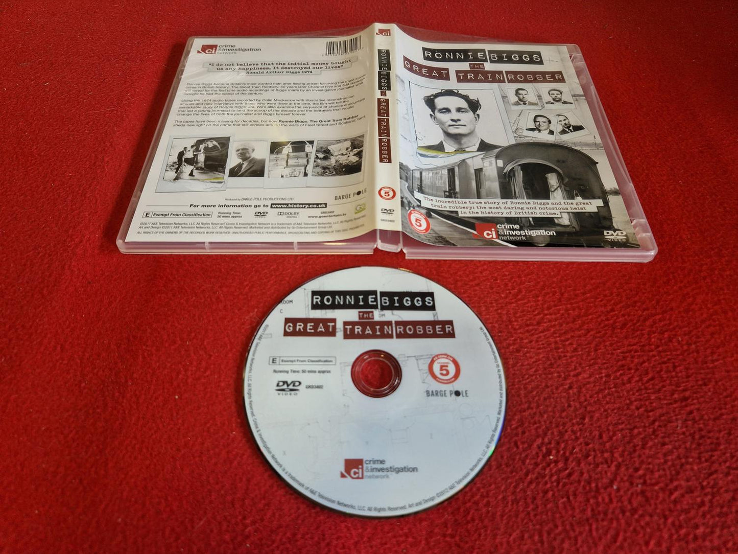 RONNIE BIGGS THE GREAT TRAIN ROBBER till DVD