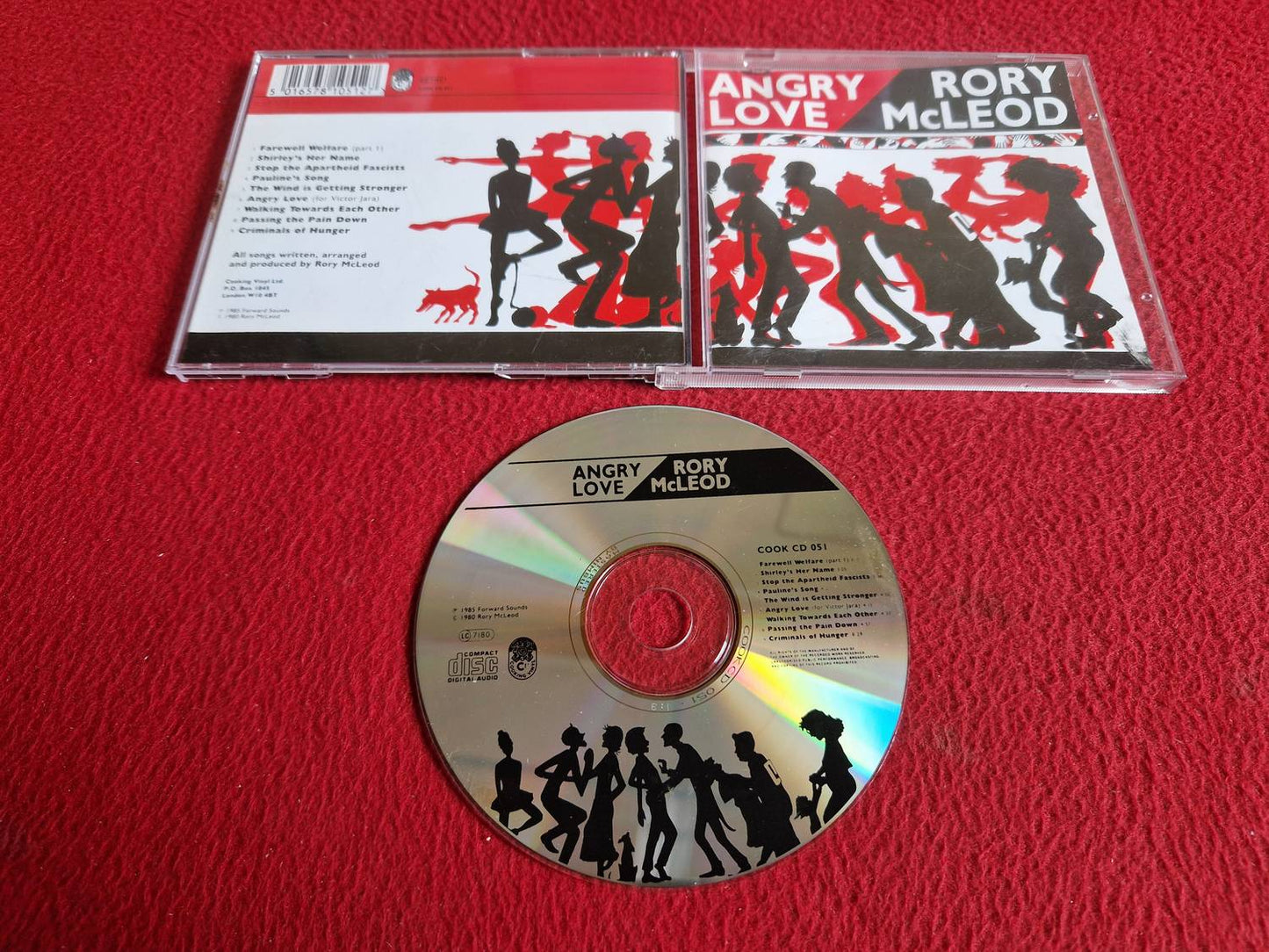 RORY MCLEOD ANGRY LOVE CD