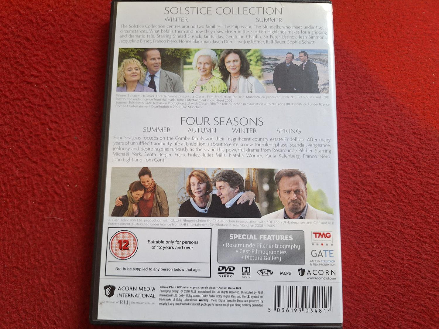ROSAMUNDE PILCHER SOLSTICE COLLECTION FOUR SEASONS BOX DVD