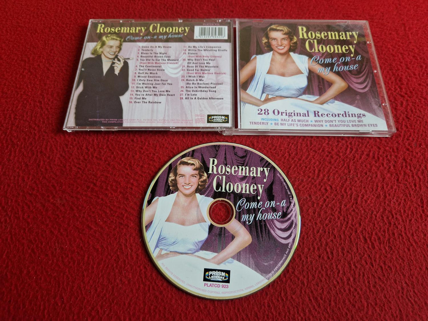 ROSEMARY CLOONEY COME ON A MY HOUSE CD
