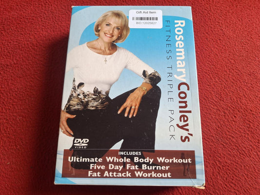 ROSEMARY CONLEY'S  FITNESS TRIPLE PACK BOX DVD
