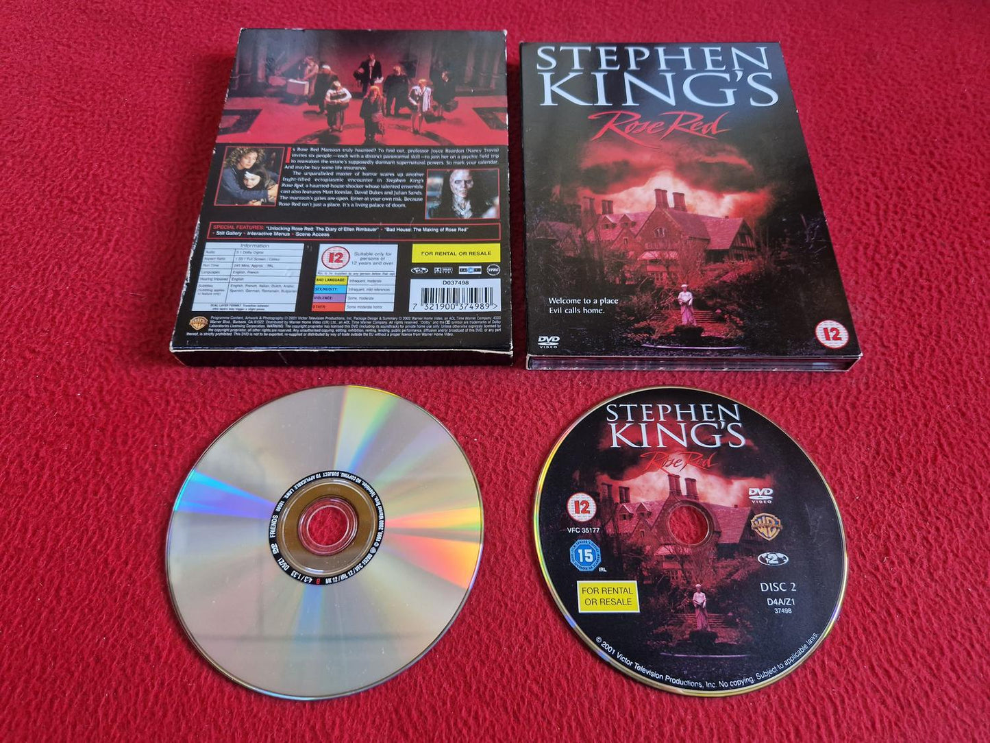 ROSE RED [ STEPHEN KING ] [ ENGELSK TEXT ] DVD
