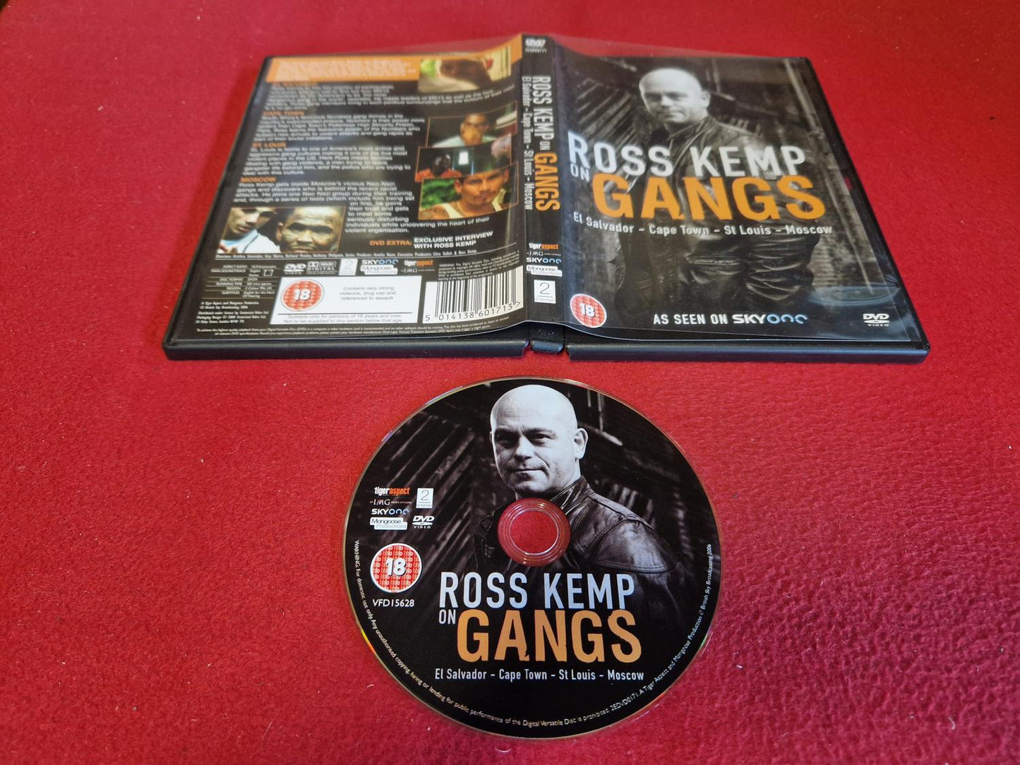 ROSS KEMP ON GANGS EL SALVADOR - CAPE TOWN - ST LOUIS - MOSCOW till DVD