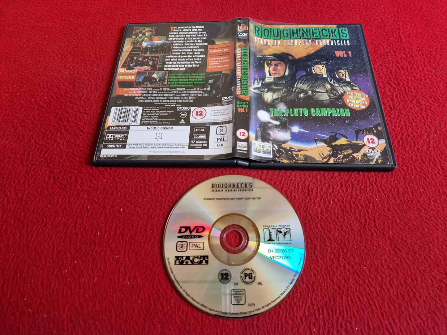 ROUGHNECKS STARSHIP TROOPERS CHRONICLES DVD