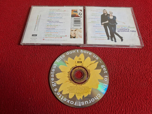 ROXETTE GREATEST HITS DON'T BORE US GET TO THE CHORUS CD