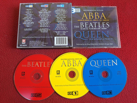 ROYAL PHILHARMONIC ORCHESTRA INSTRUMENTAL HITS ABBA / THE BEATLES / QUEEN CD BOX