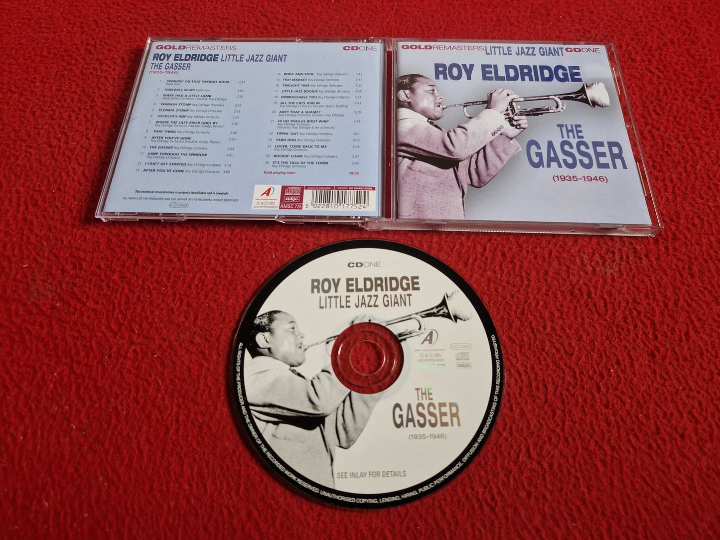 ROY ELDRIDGE THE GASSER (1935 - 1946) CD