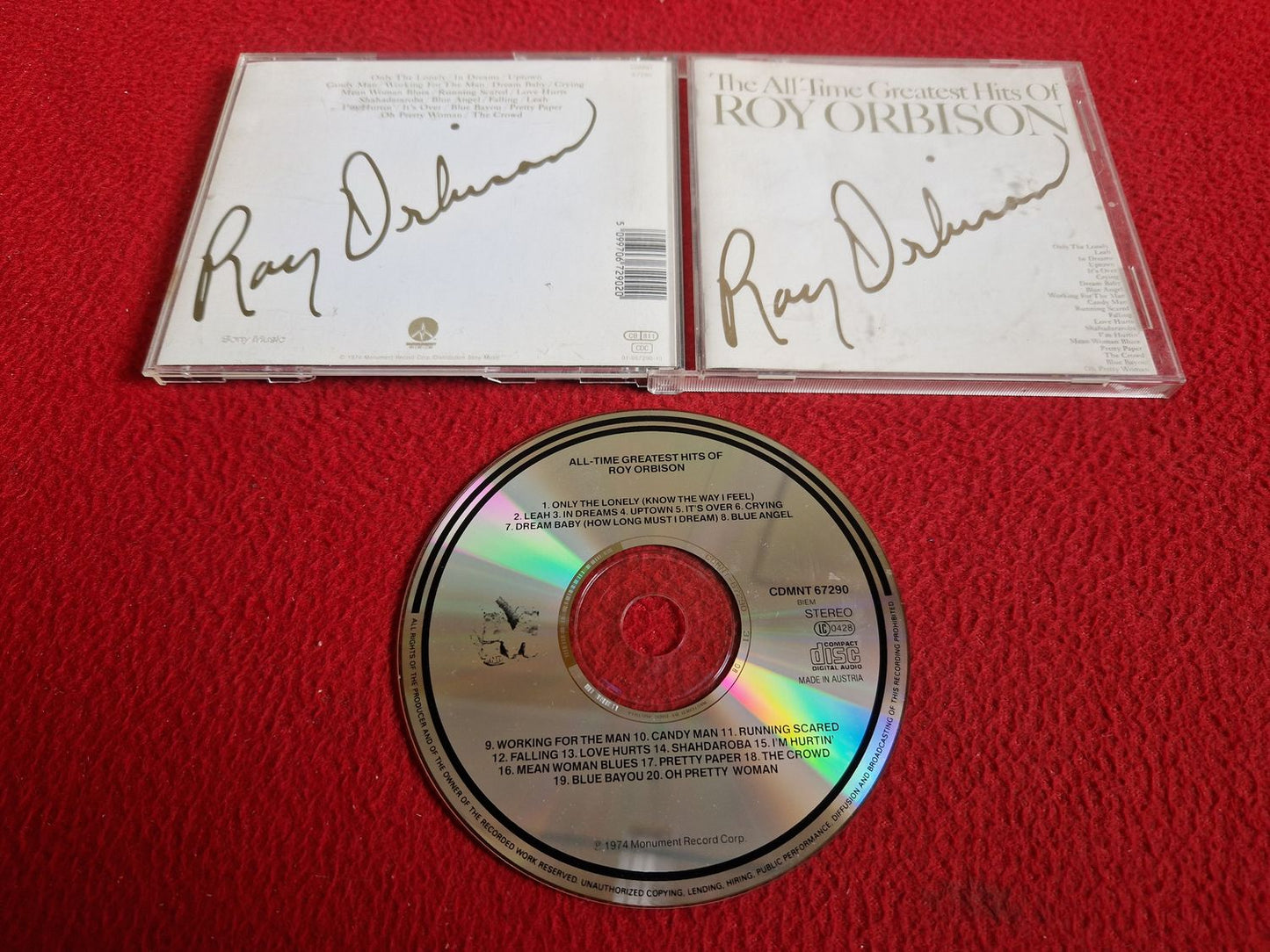 ROY ORBISON ALL-TIME GREATEST HITS OF CD
